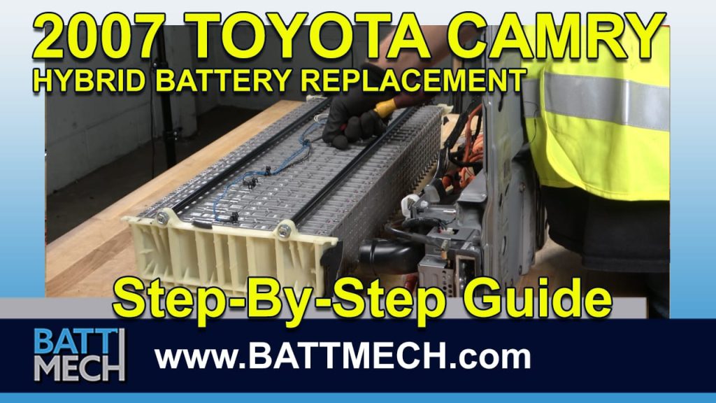 How to Replace & Repair a 2007 Toyota Camry Hybrid Battery Module Pack –Step-by-Step Guide