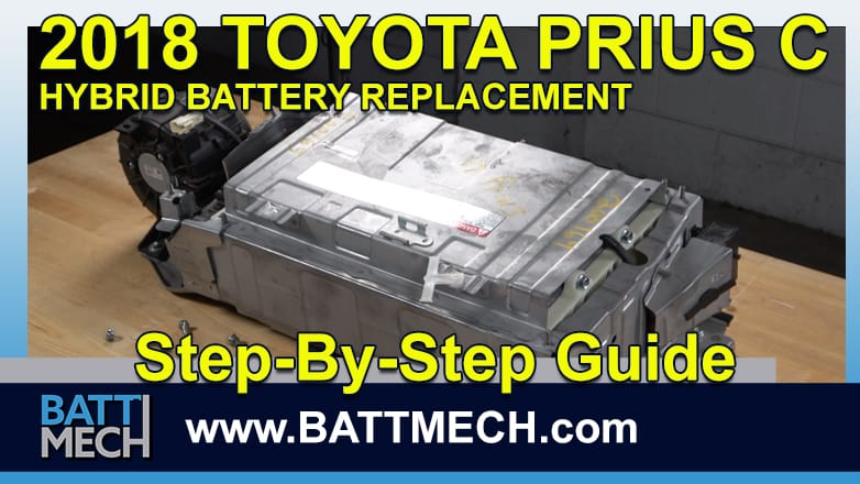 How to Replace & Repair a 2018 Toyota Prius C Hybrid Battery Module Pack –Step-by-Step Guide