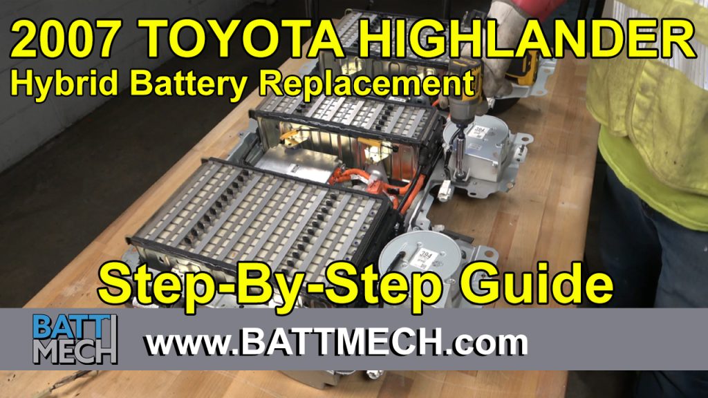How to Replace & Repair a 2007 Toyota Highlander Hybrid Battery Module Pack –Step-by-Step Guide